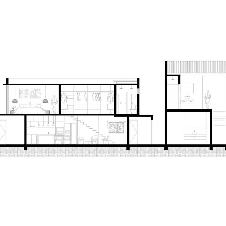 Casa Galería en Oaxaca por Inmobiliaria Carrasco - Plano Arquitectonico