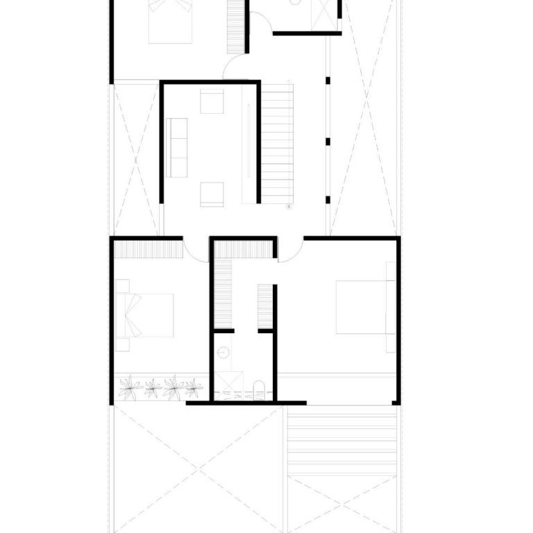 Plano Arquitectónico de Casa Geranios en Oaxaca: Arquitectura Moderna y Diseño Integral