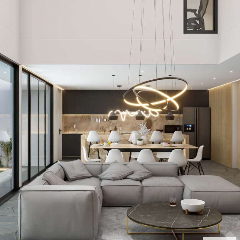 Render sala, cocina