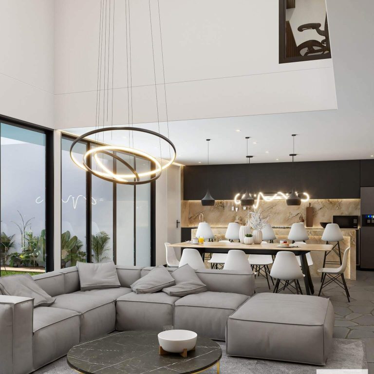 Render sala, cocina