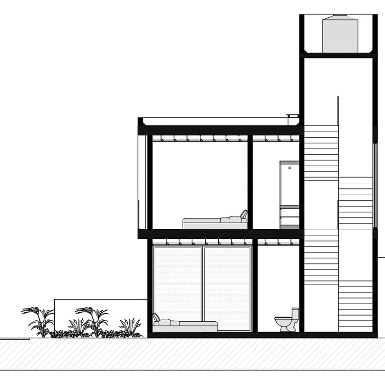Casa Juriquilla Querétaro por ArquiPartners - Plano Arquitectonico
