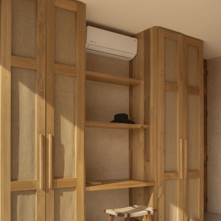 Espacio interior de Casa Ka'anche en Baja California Sur
