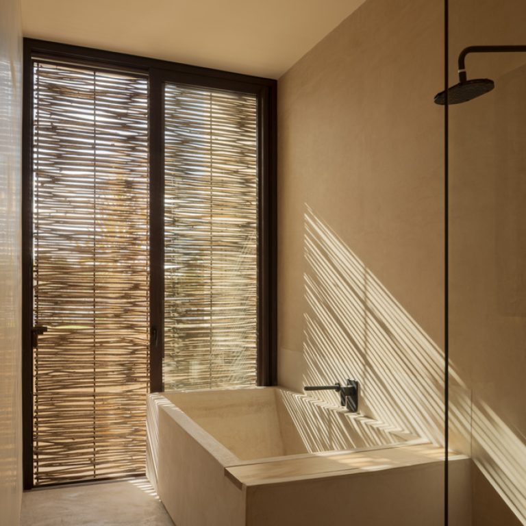 Detalle arquitectónico de Casa Ka'anche por Ápiron