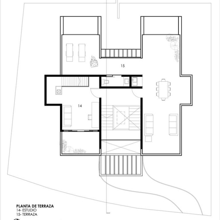 Planos de Casa La Sierra: Arquitectura de Tierra en Bosque de Niebla