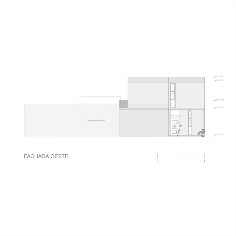 Planos Arquitectónicos. Casa Lauro en Baja California por ROOF Proyectos y Construcción
