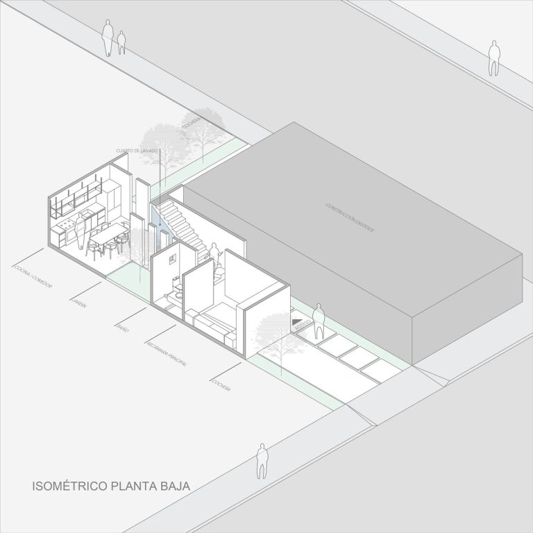 Planos Arquitectónicos. Casa Lauro en Baja California por ROOF Proyectos y Construcción