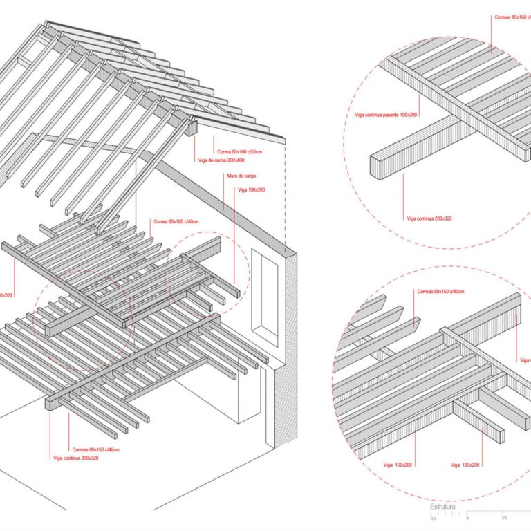 Casa Laxe en España por trespes.arquitectos - Plano arquitectonico