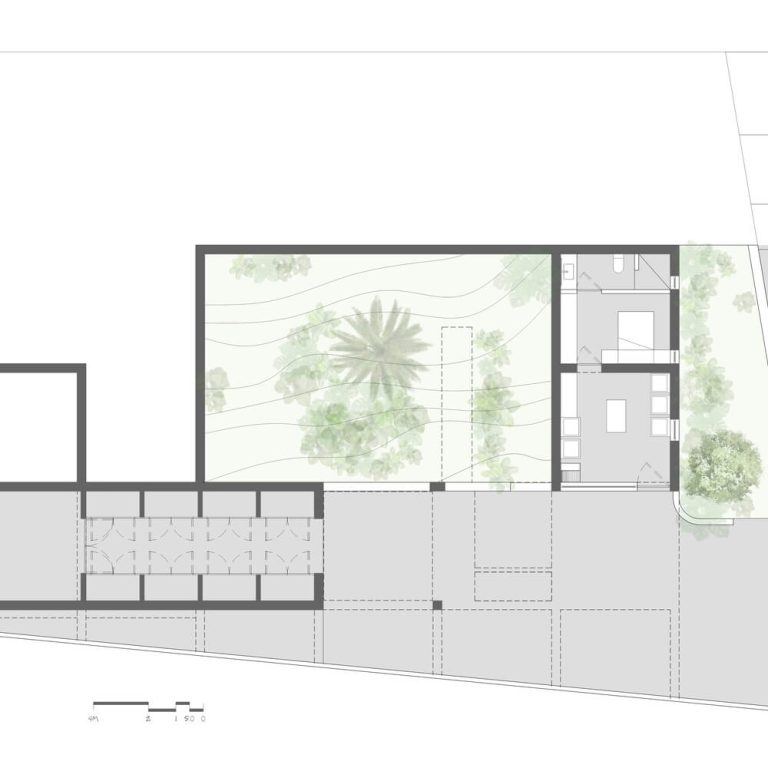 Planos de Casa Liquen por Fino Lozano + Pragma Estudio