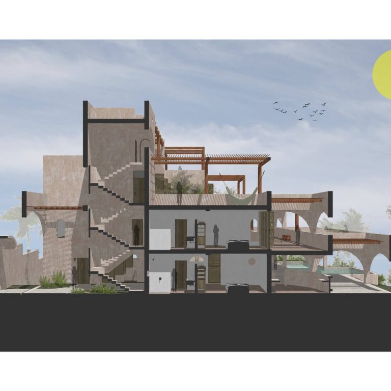 Planos de Casa Liquen por Fino Lozano + Pragma Estudio