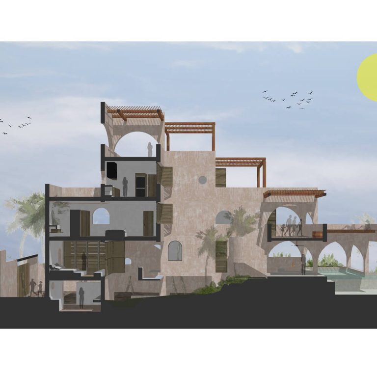 Planos de Casa Liquen por Fino Lozano + Pragma Estudio