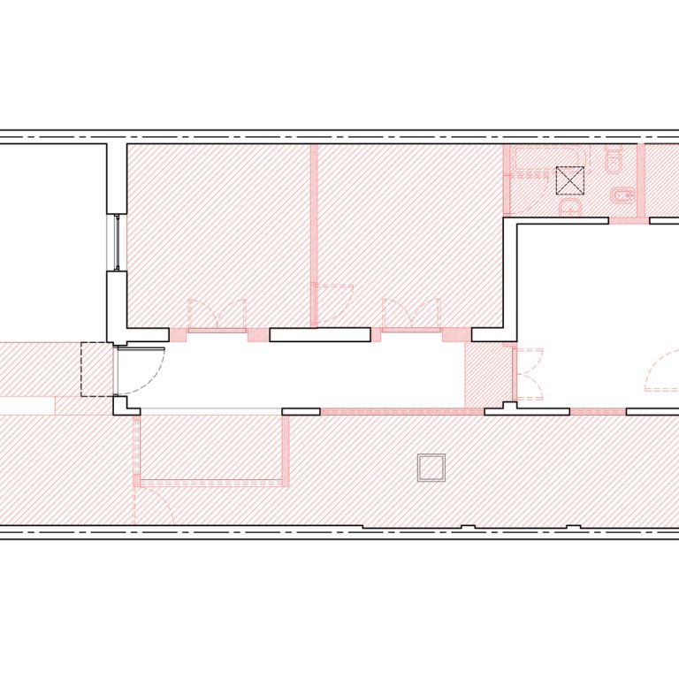 Casa MOO en Argentina por Agustín Aguirre + FRAM arquitectos - Plano de arquitectura