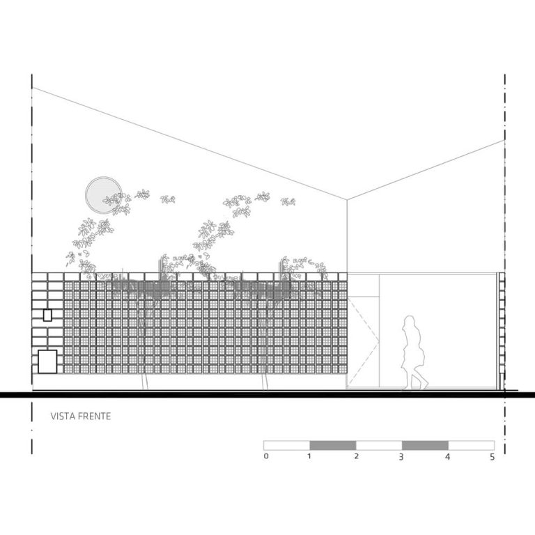 Planta Arquitectónica. Alzado, fachada