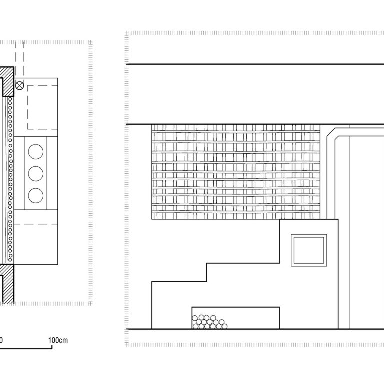 Casa Marina de Montaña en Brasil por Vazio S-A - Plano Arquitectonico