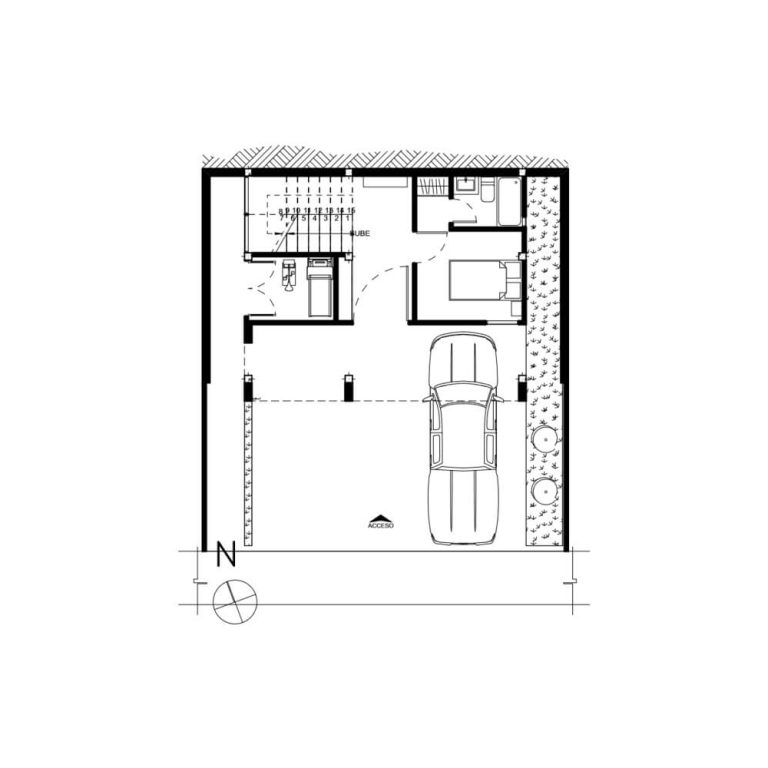 Casa Moca en Ecuador por CASTILLO + VALDIVIESO arquitectos - Plano Arquitectónico - El Arqui MX