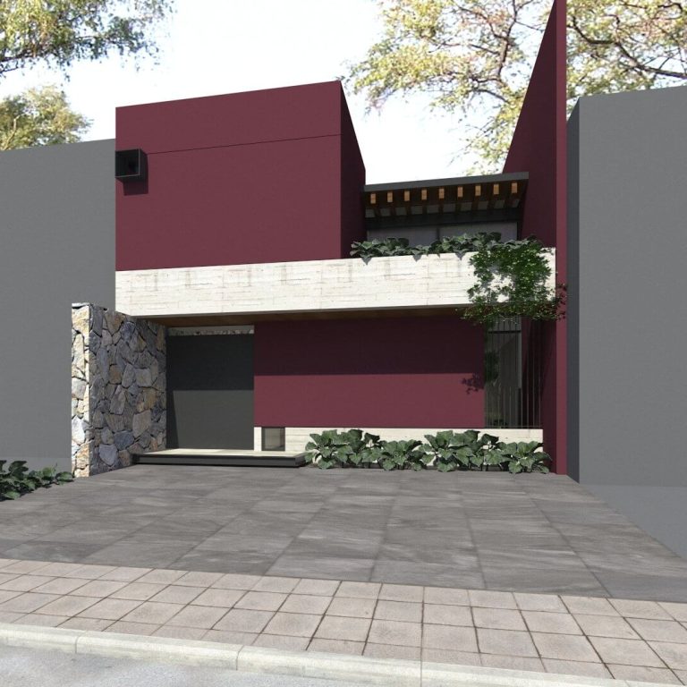 Casa Monolito en Michoacán por Infante Arquitectos - Render Arquitectónico - El Arqui MX