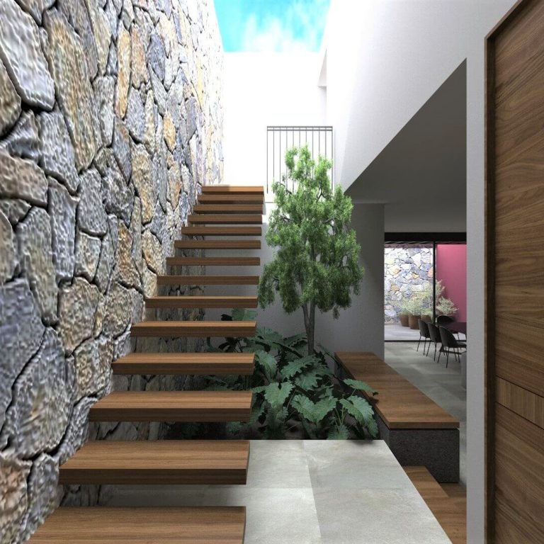 Casa Monolito en Michoacán por Infante Arquitectos - Render Arquitectónico - El Arqui MX