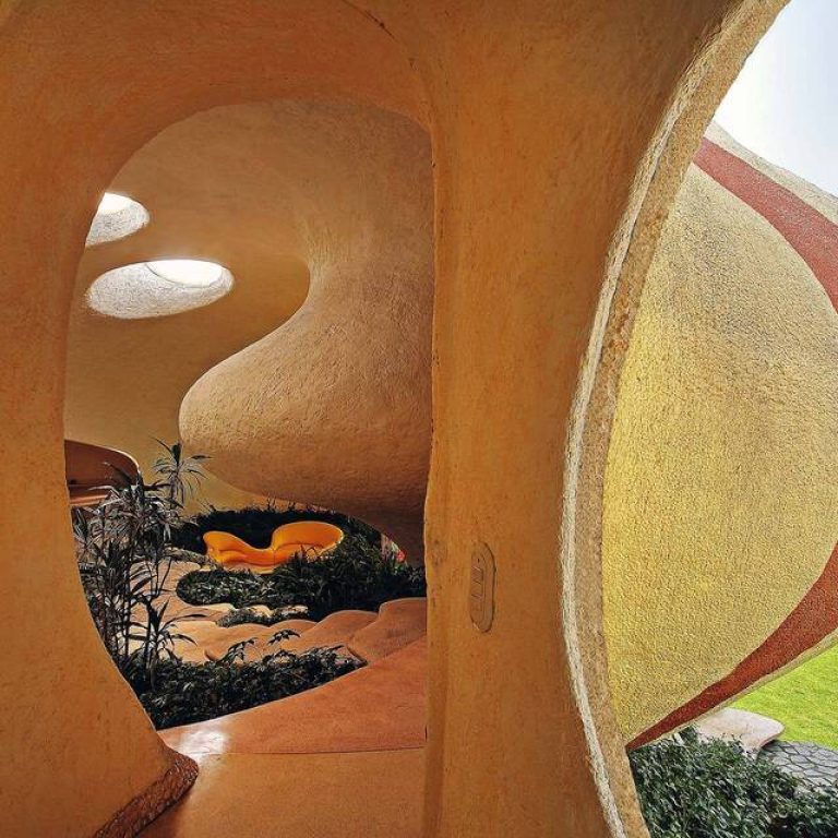 Casa Nautilus en Edo. México por Javier Senosiain - Fotografía de Arquitectura - El Arqui MX