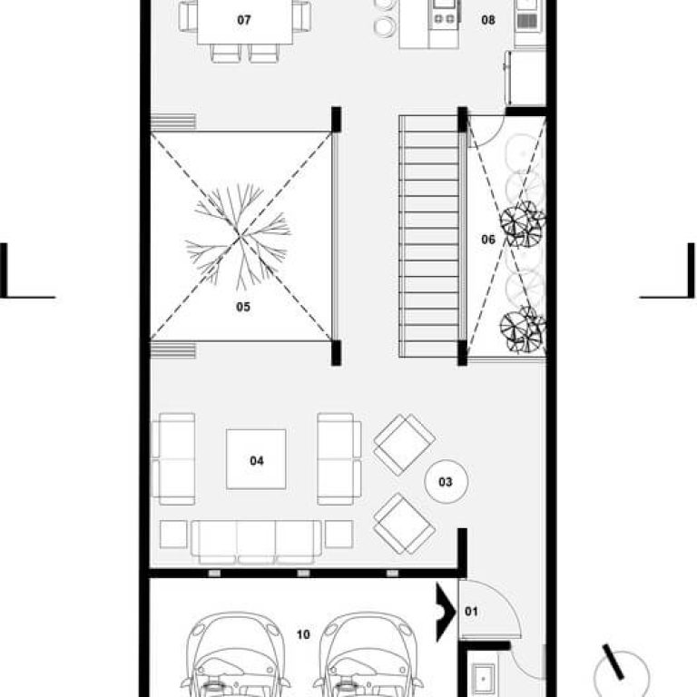 Casa Once por Espacio 18 Arquitectura & Plus Cueto Arquitectura