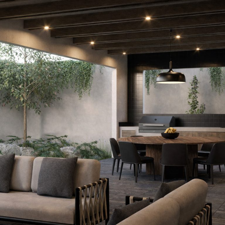 Casa PA en Chilpancingo: Arquitectura de Intimidad y Doble Altura | 747STUDIO