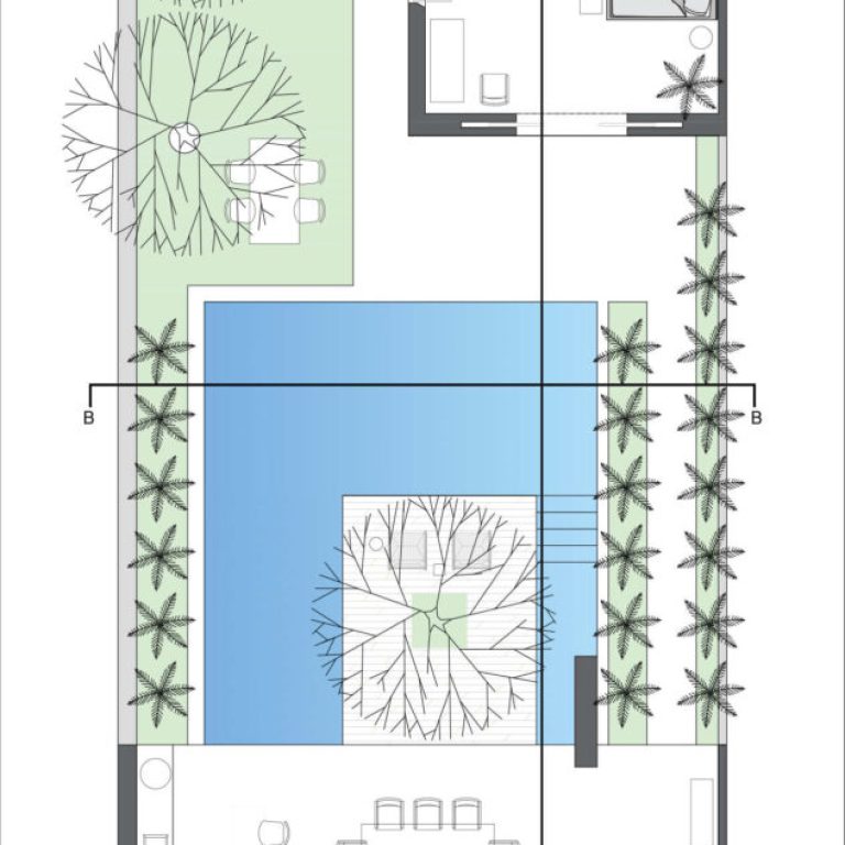 Casa Paakal en Yucatán por Workshop Diseño y Construcción - Plano Arquitectónico - El Arqui MX