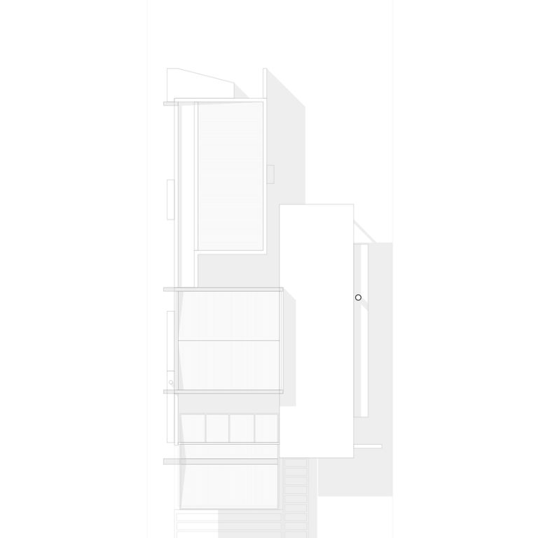 Planos Arquitectónico. Planos de Casa Pala: Vivienda Evolutiva en Argentina por GIRA. Plantas, Fachadas y Cortes