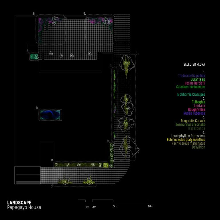 Casa Papagayo en Nuevo León por Ariel Valenzuela + Diego Ledesma - Plano Arquitectónico - El Arqui MX