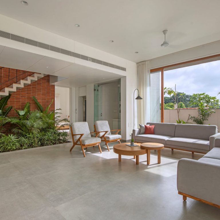 Casa Patio Central en la India por TRAANSPACE - Fotografía de Arquitectura - El Arqui MX