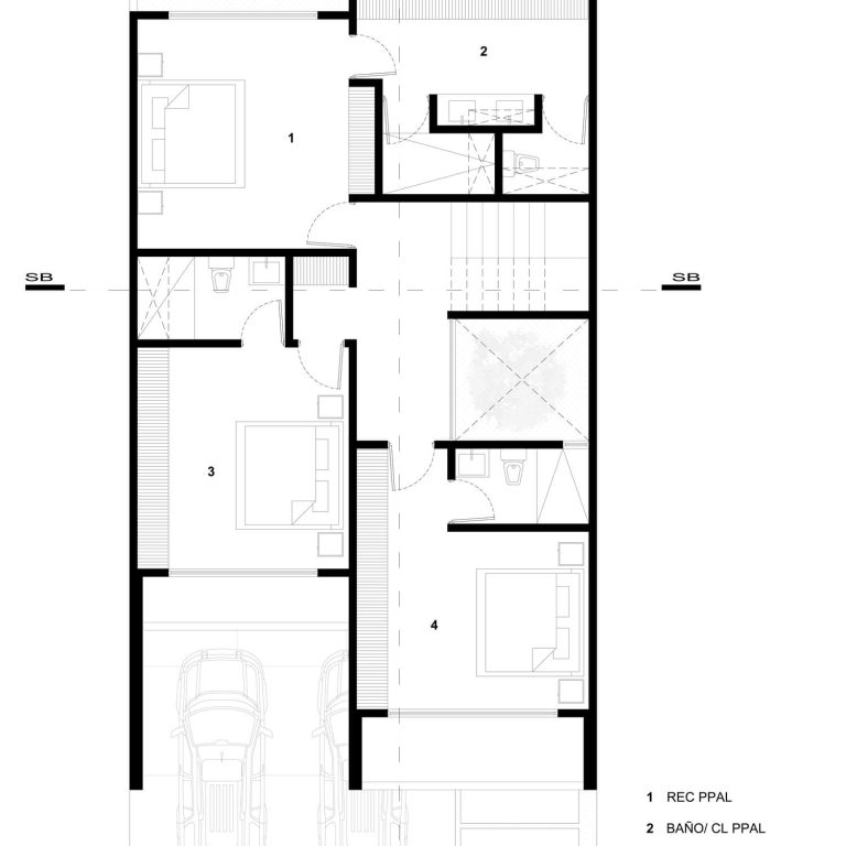 Planta arquitectónica primer nivel