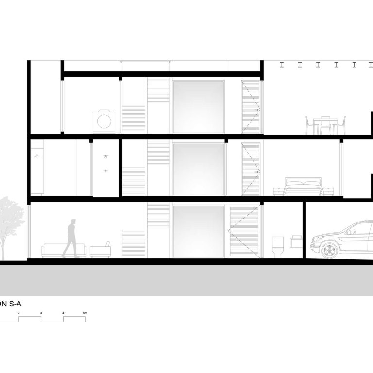 Sección arquitectónica