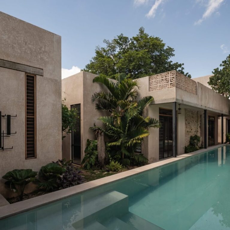Casa RR 450 en Mérida: Integración de Crujía Histórica y Arquitectura Contemporánea | Paralelo 20