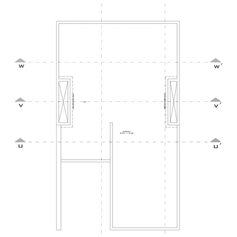 Casa Renasci en Puebla por Moctezuma Estudio de Arquitectura - Plano Arquitectónico - El Arqui MX