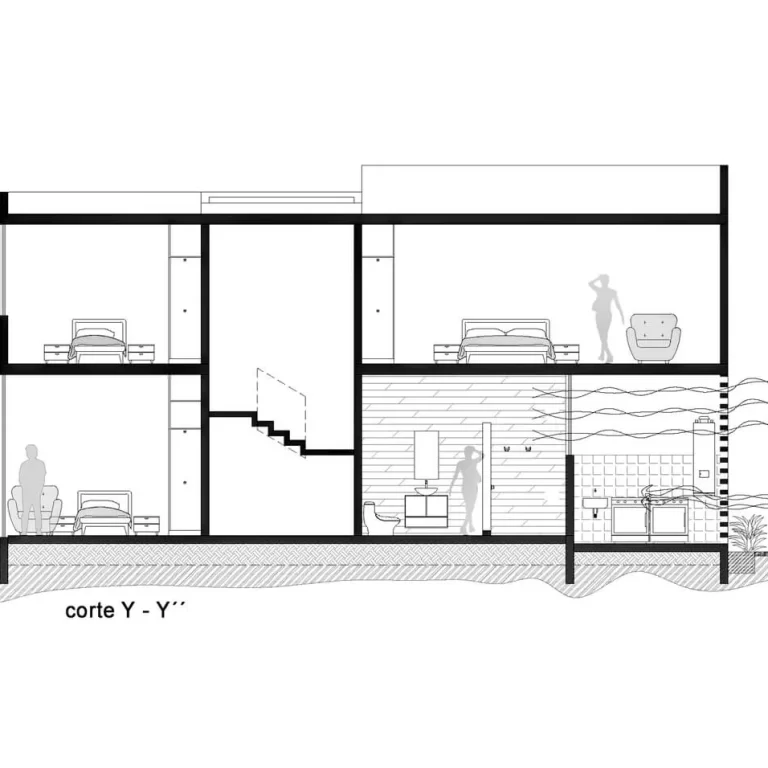 Casa Renasci en Puebla por Moctezuma Estudio de Arquitectura - Plano Arquitectónico - El Arqui MX