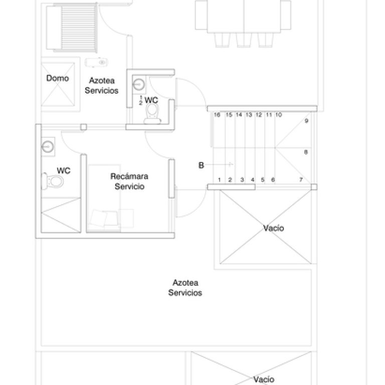 Planos Arquitectónicos. Planimetría. Planos de Casa SM: Arquitectura de Luz y Vacíos en Zapopan
