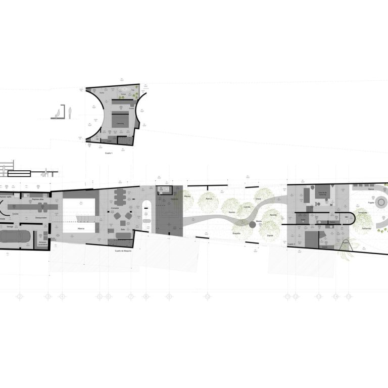 Planos de Casa Soskil por Ludwig Godefroy Architecture