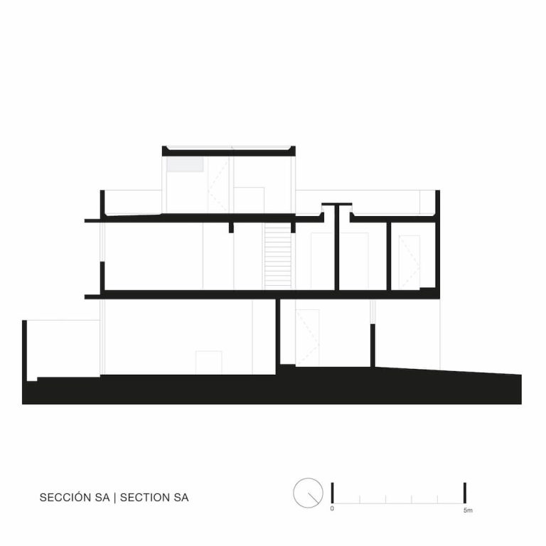 Casa Sur en Jalisco por Cotaparedes Arquitectos - Plano Arquitectonico