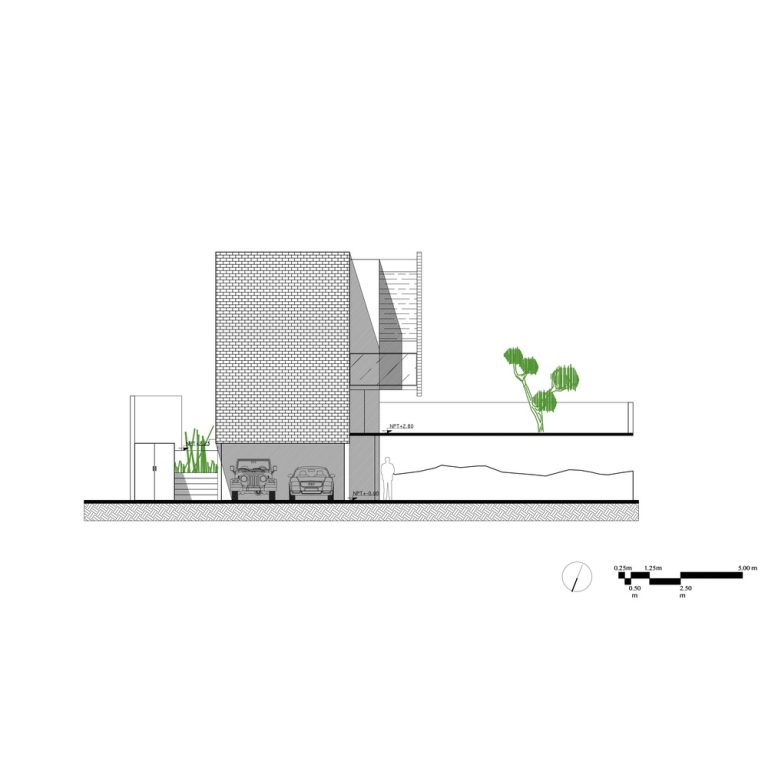 Casa TOMM en Guanajuato por mauricio Alonso. m arquitectua - Plano Arquitectonico