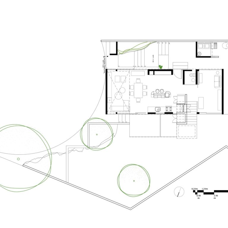 Casa TOMM en Guanajuato por mauricio Alonso. m arquitectua - Plano Arquitectonico