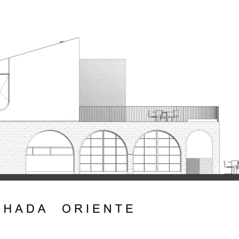 Planos Arquitectónicos. Casa Tampico: Plantas, Fachadas y Cortes. Arquitectura Contemporánea y Tradición en Morelos