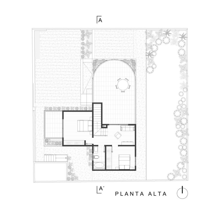 Planos Arquitectónicos. Casa Tampico: Plantas, Fachadas y Cortes. Arquitectura Contemporánea y Tradición en Morelos