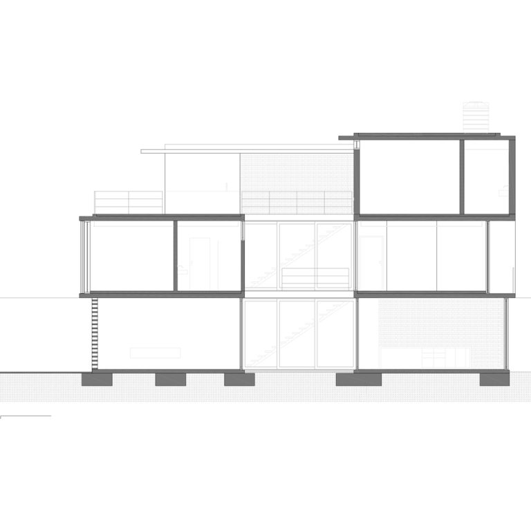 Casa Tangerina en Brasil por EIXO Z arquitetos - Plano Arquitectonico