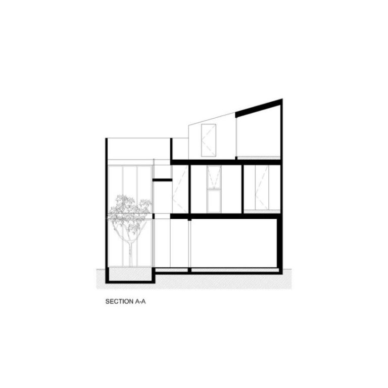 Planimetría de Casa Tiburón en Tláhuac: Arquitectura de Volúmenes y Ladrillo | TALC