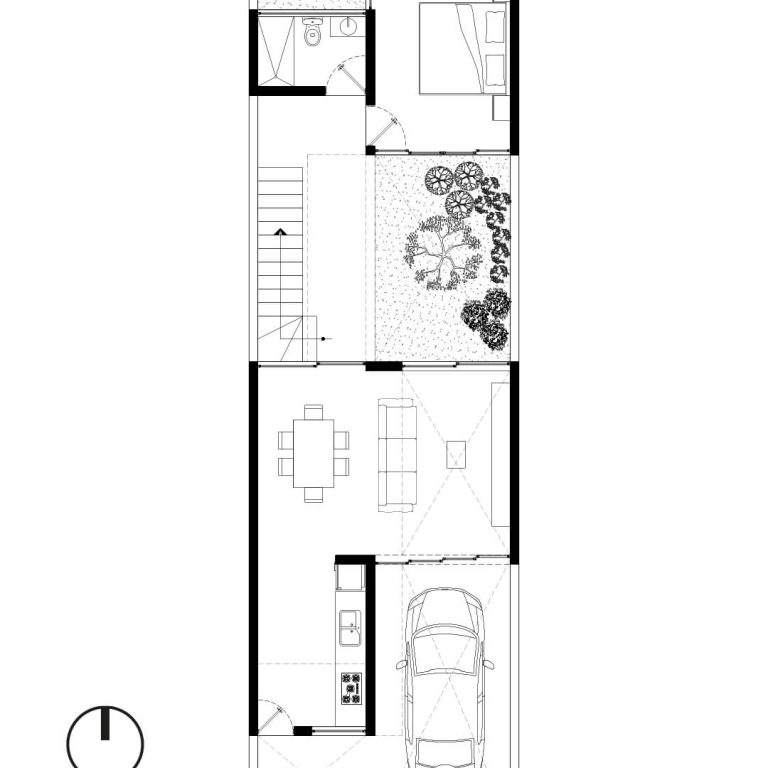 Planos de Casa Toledo en Oaxaca por Walter Flores Estudio de Arquitectura