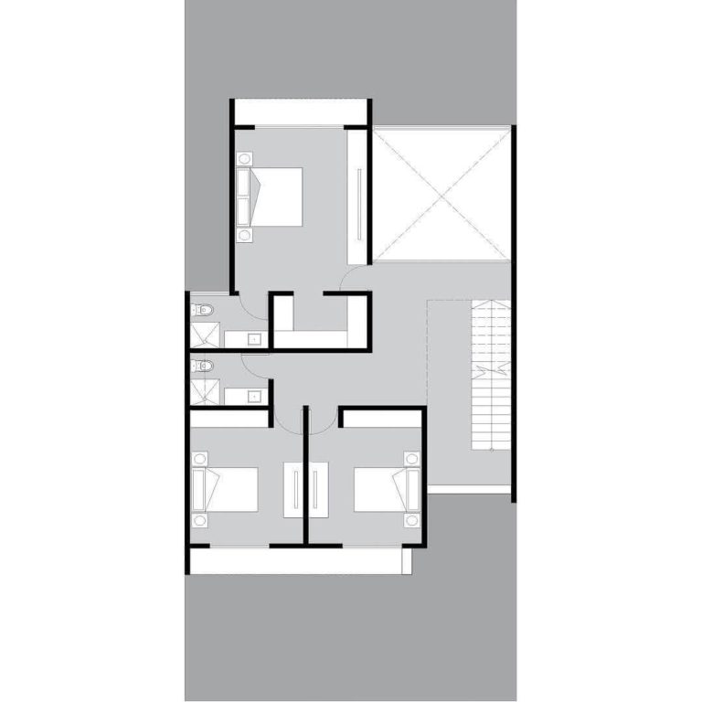 Planta Arquitectonica, Planta alta