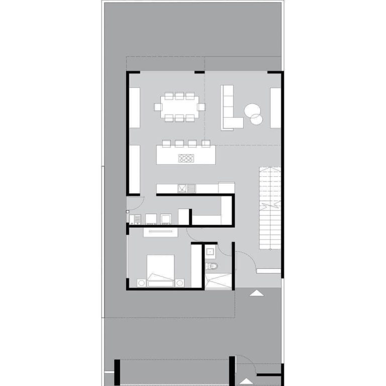 Planta Arquitectonica, planta baja
