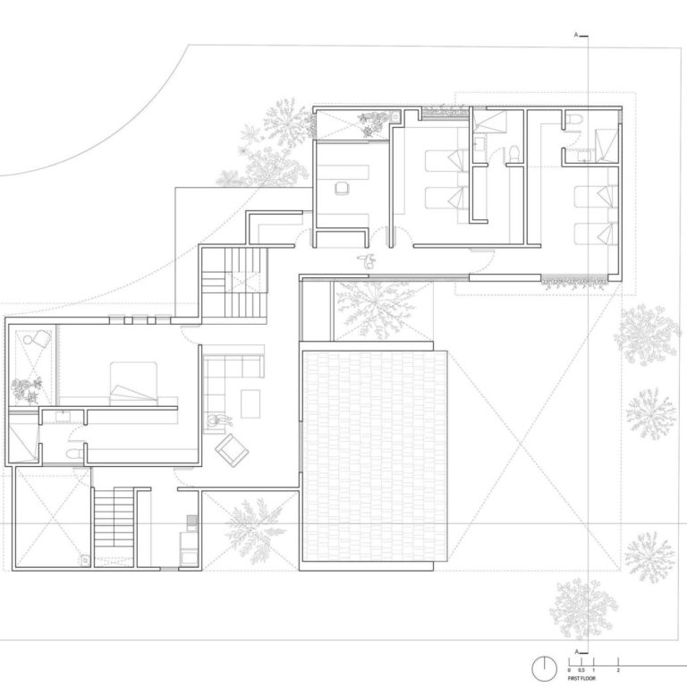Planos Arquitectónicos. Planimetría de Casa Trigo en Querétaro por Heliana Arquitectura | Diseño Residencial y Calma