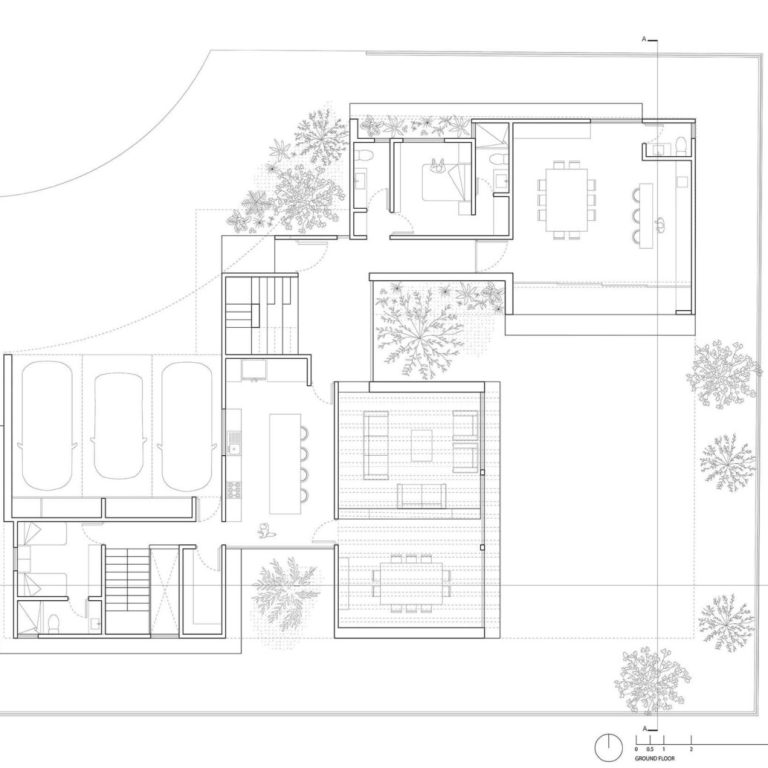 Planos Arquitectónicos. Planimetría de Casa Trigo en Querétaro por Heliana Arquitectura | Diseño Residencial y Calma