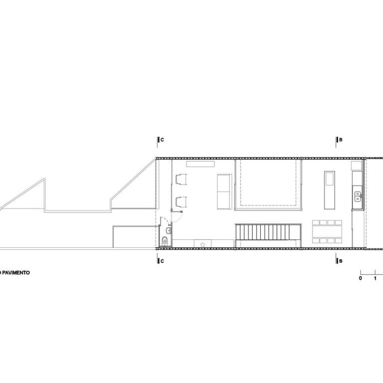 asa Ubaíra en Brasil por Terra e Tuma Arquitetos Associados - Planta arquitectonica