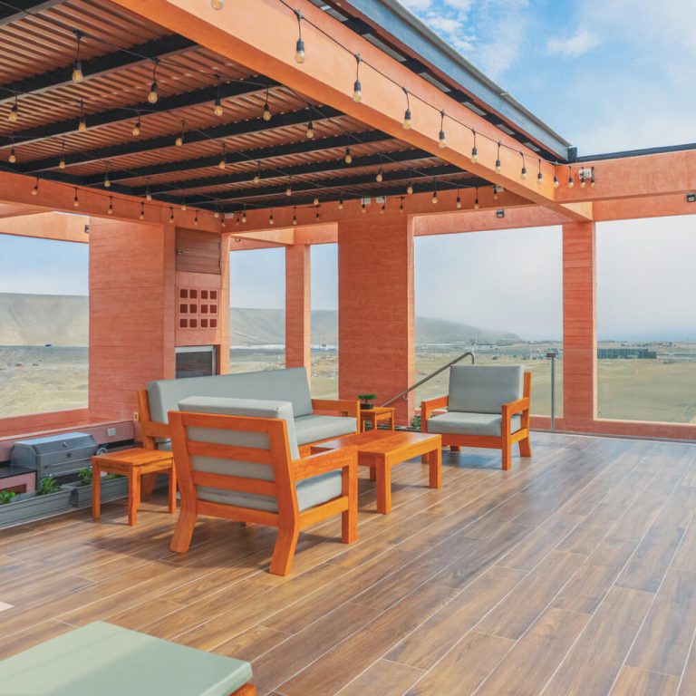 Terraza con alberca