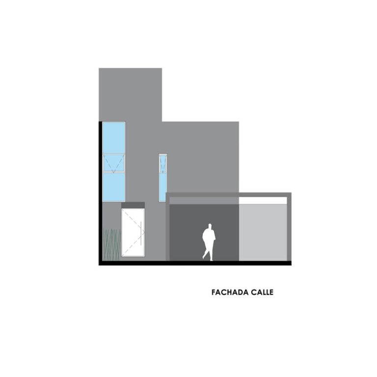 Sección, Corte. Casa V8 por Racma Arquitectura en Estado de México