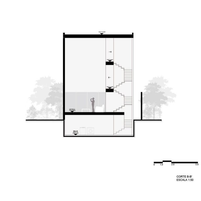 Casa Xcumpich en Yucatán por Desnivel Arquitectos - Plano Arquitectonico - El Arqui MX